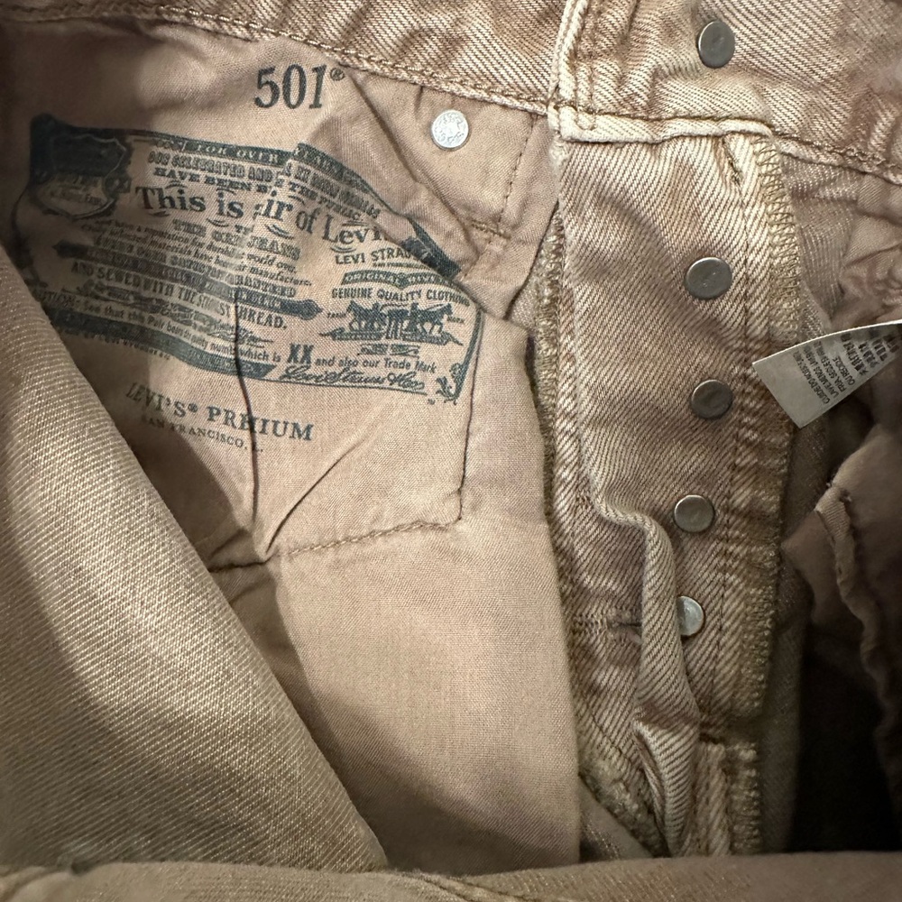 Women’s Levi 501 Brown/Tan Jeans Size 25 🤎 - Picture 9 of 13